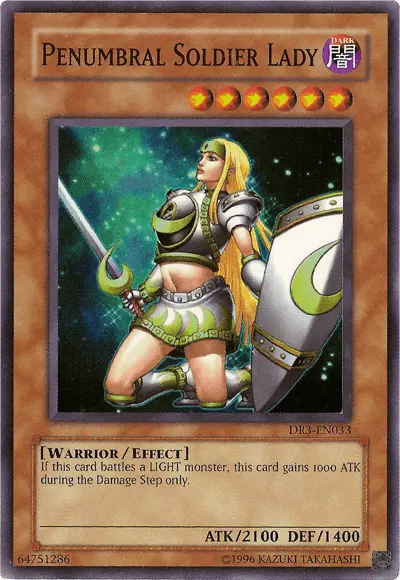 Penumbral Soldier Lady [DR3-EN033] Super Rare - Doe's Cards