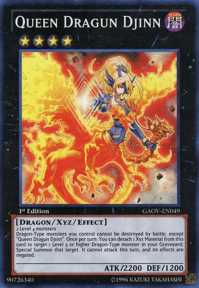 Queen Dragun Djinn [GAOV-EN049] Super Rare - Doe's Cards