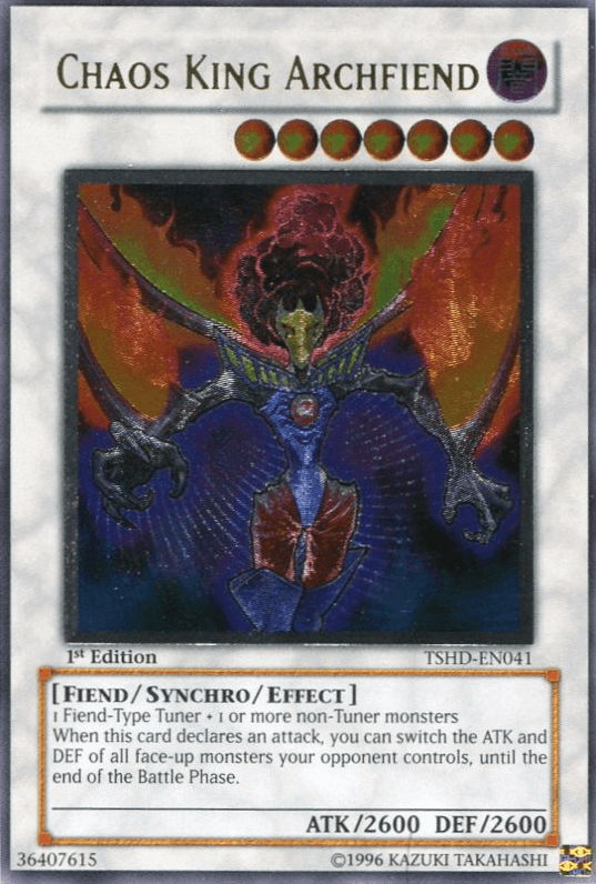 Chaos King Archfiend [TSHD-EN041] Ultimate Rare - Doe's Cards