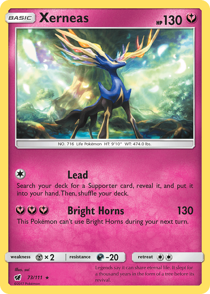 Xerneas (73/111) [Sun & Moon: Crimson Invasion] - Doe's Cards