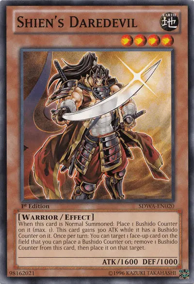 Shien's Daredevil [SDWA-EN020] Common - Doe's Cards