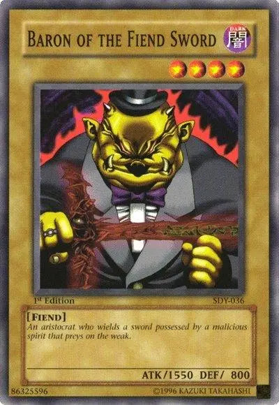 Baron of the Fiend Sword [SDY-036] Common - Doe's Cards