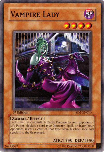 Vampire Lady [SD2-EN010] Common - Doe's Cards