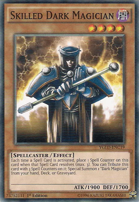 Skilled Dark Magician [YGLD-ENC19] Common - Doe's Cards