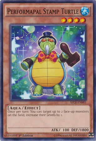 Performapal Stamp Turtle [SECE-EN005] Common - Doe's Cards