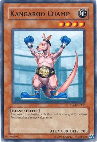 Kangaroo Champ [DR3-EN136] Common - Doe's Cards