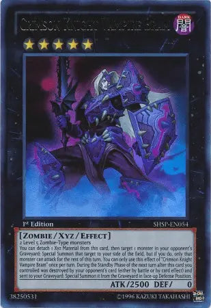 Crimson Knight Vampire Bram [SHSP-EN054] Ultra Rare - Doe's Cards