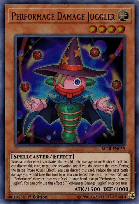 Performage Damage Juggler [BLRR-EN059] Ultra Rare - Doe's Cards