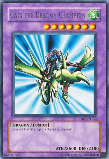 Gaia the Dragon Champion [DB1-EN122] Rare - Doe's Cards