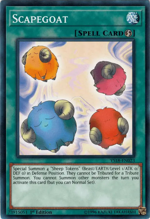 Scapegoat [YS18-EN023] Common - Doe's Cards