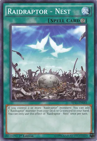 Raidraptor - Nest [SP15-EN045] Common - Doe's Cards
