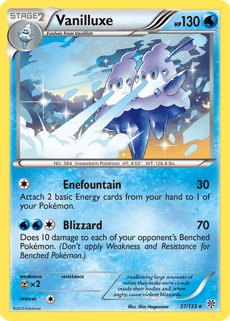 Vanilluxe (37/135) [Black & White: Plasma Storm] - Doe's Cards