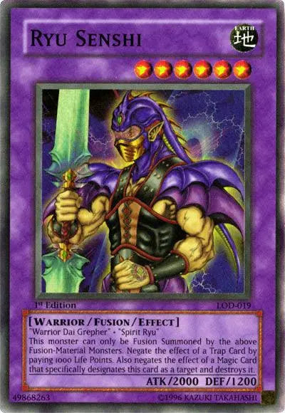 Ryu Senshi [LOD-019] Super Rare - Doe's Cards