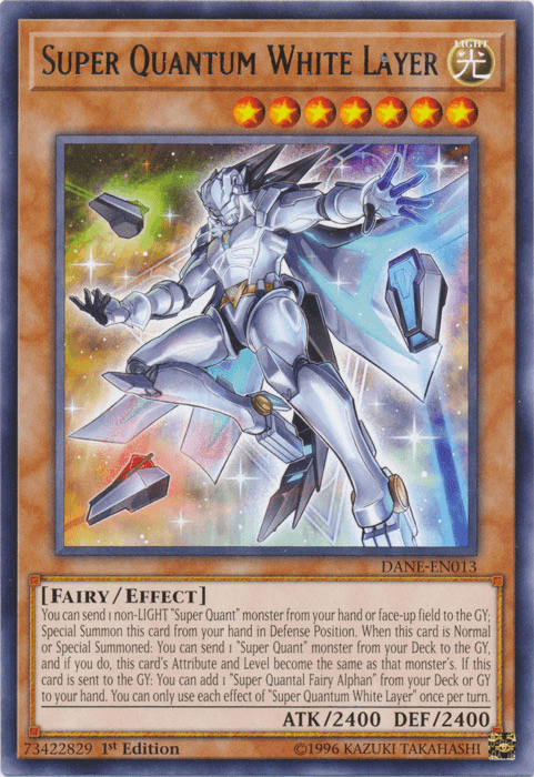 Super Quantum White Layer [DANE-EN013] Rare - Doe's Cards