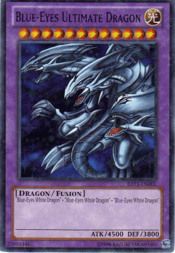 Blue-Eyes Ultimate Dragon [BATT-EN001] Starfoil Rare - Doe's Cards