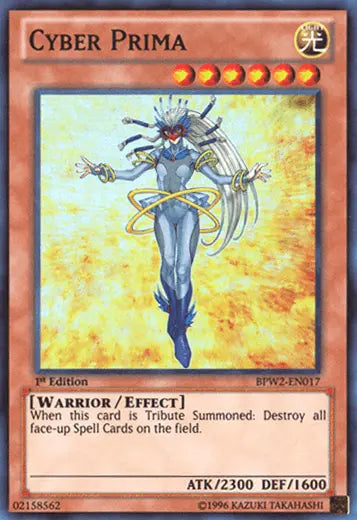 Cyber Prima [BPW2-EN017] Super Rare - Doe's Cards