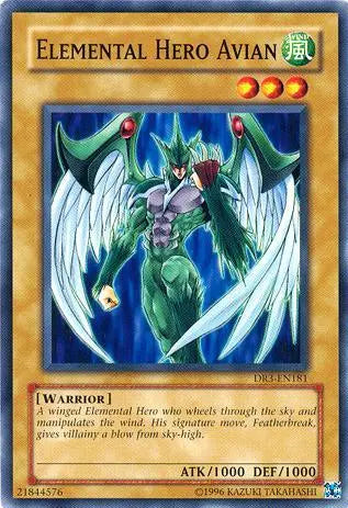 Elemental Hero Avian [DR3-EN181] Common - Doe's Cards