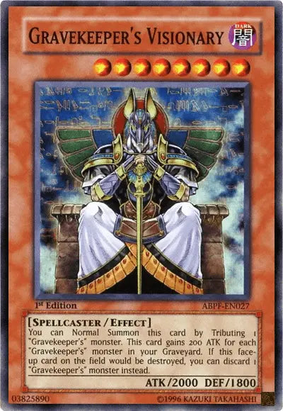 Gravekeeper's Visionary [ABPF-EN027] Super Rare - Doe's Cards