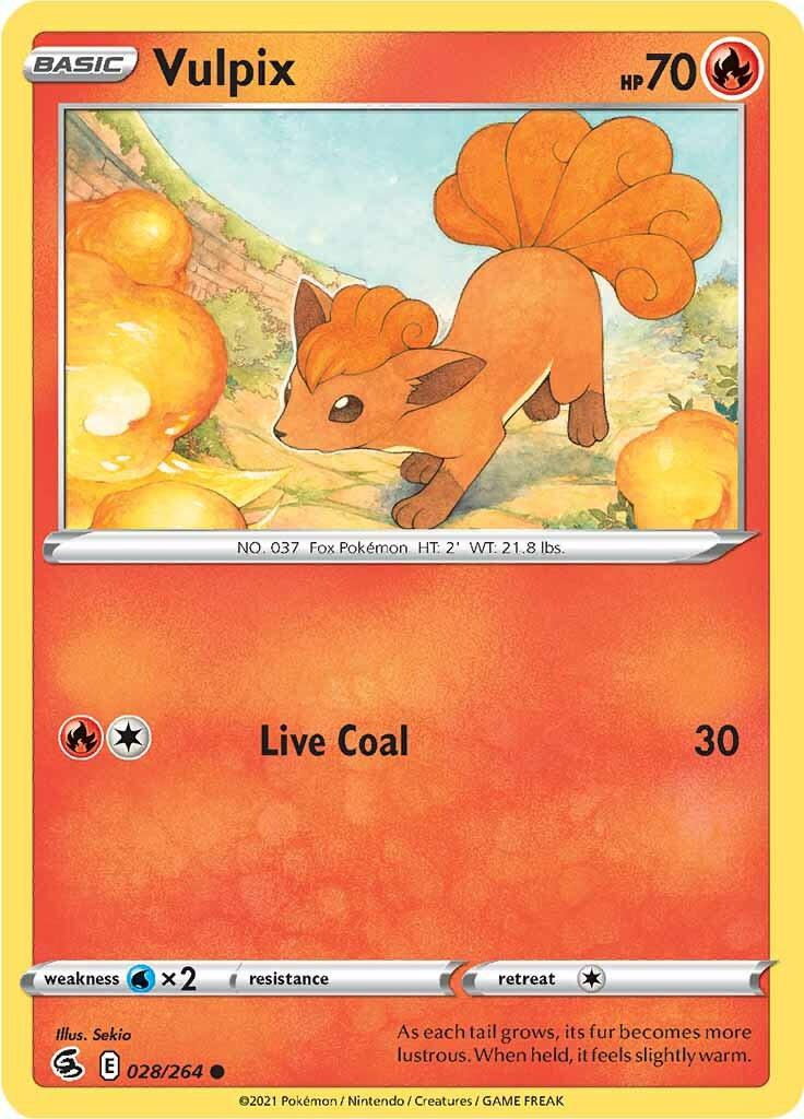 Vulpix (028/264) [Sword & Shield: Fusion Strike] - Doe's Cards