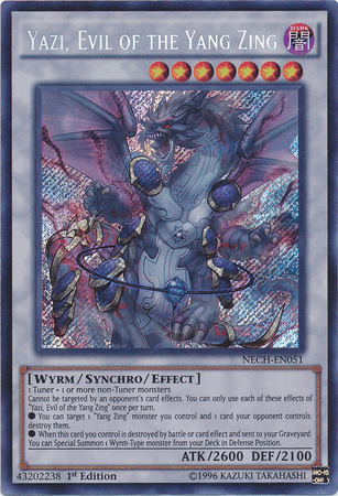 Yazi, Evil of the Yang Zing [NECH-EN051] Secret Rare - Doe's Cards