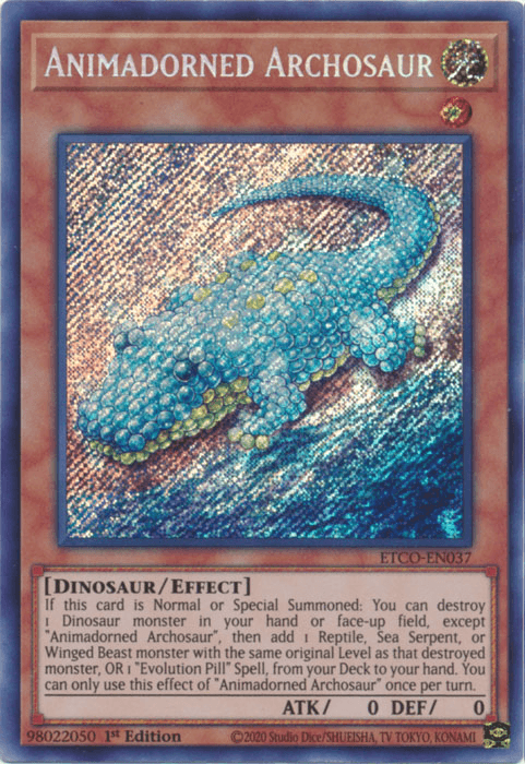 Animadorned Archosaur [ETCO-EN037] Secret Rare - Doe's Cards