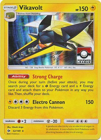 Vikavolt (52/149) (League Promo) [Sun & Moon: Base Set] - Doe's Cards