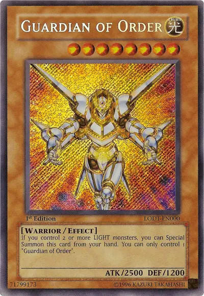 Guardian of Order [LODT-EN000] Secret Rare - Doe's Cards
