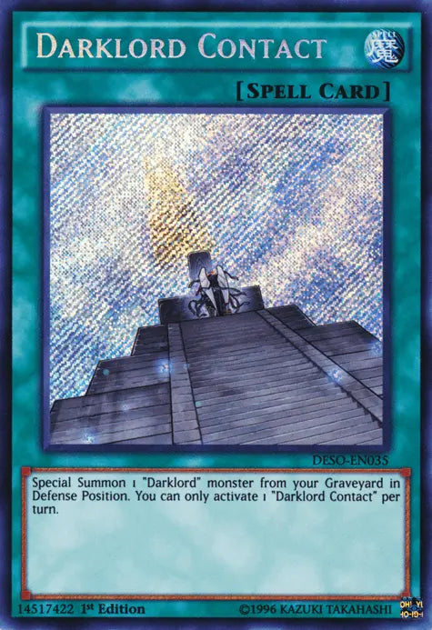 Darklord Contact [DESO-EN035] Secret Rare - Doe's Cards
