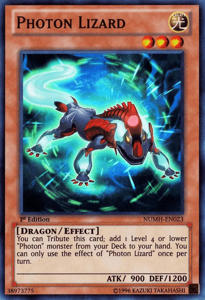 Photon Lizard [NUMH-EN023] Super Rare - Doe's Cards