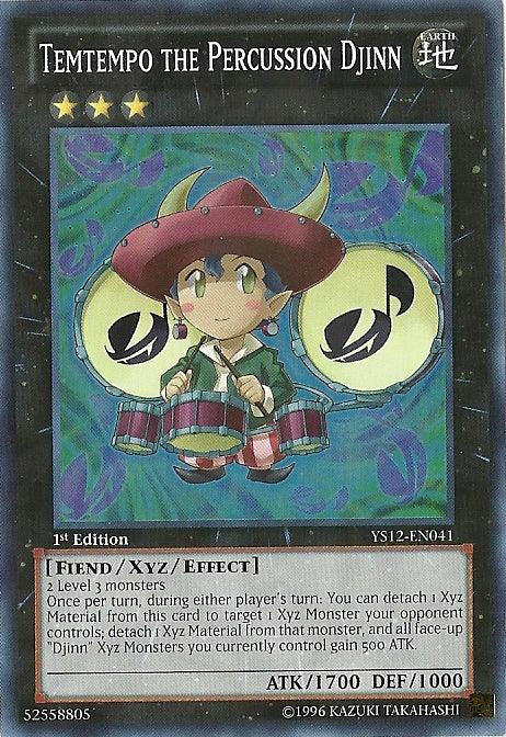 Temtempo the Percussion Djinn [YS12-EN041] Super Rare - Doe's Cards