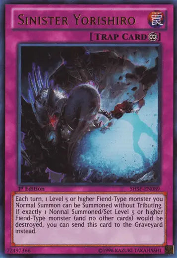 Sinister Yorishiro [SHSP-EN089] Ultra Rare - Doe's Cards