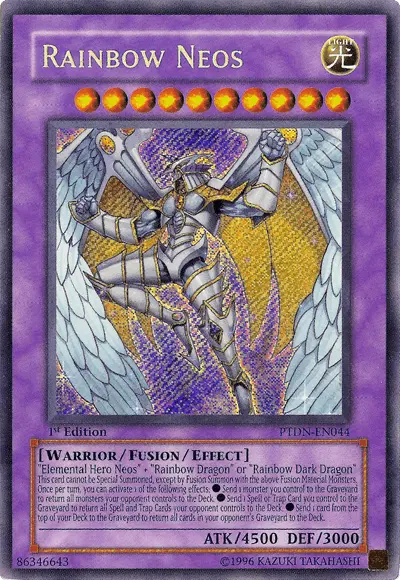 Rainbow Neos [PTDN-EN044] Secret Rare - Doe's Cards