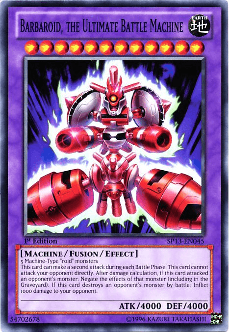 Barbaroid, the Ultimate Battle Machine [SP13-EN045] Common - Doe's Cards