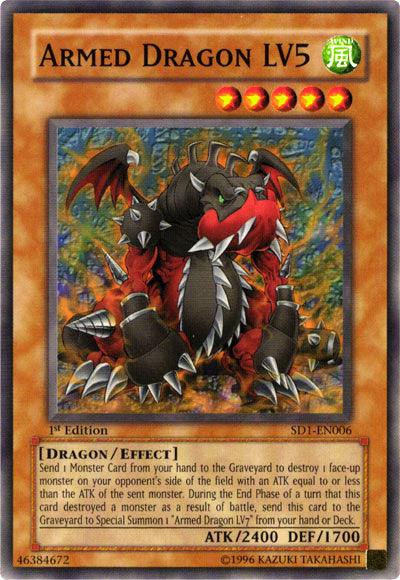 Armed Dragon LV5 [SD1-EN006] Common - Doe's Cards