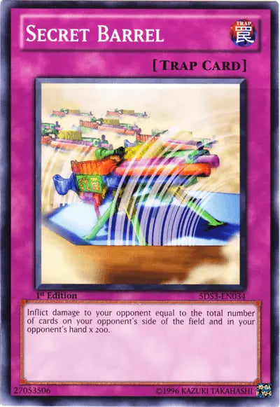 Secret Barrel [5DS3-EN034] Common - Doe's Cards