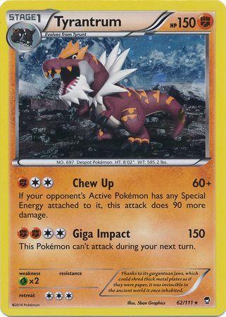 Tyrantrum (62/111) (Cosmos Holo) [XY: Furious Fists] - Doe's Cards