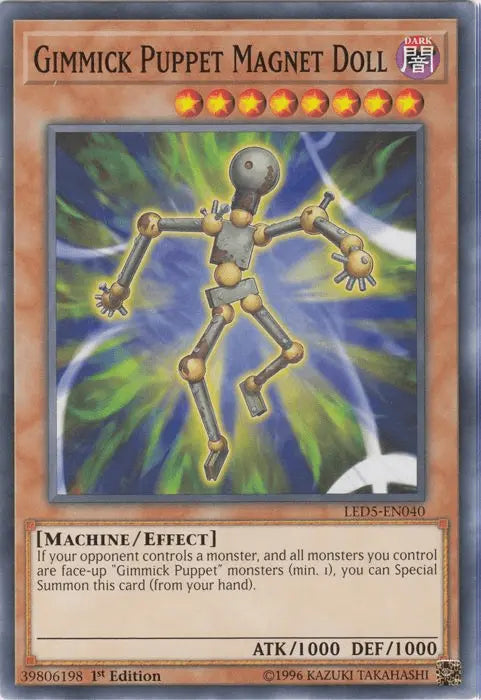 Gimmick Puppet Magnet Doll [LED5-EN040] Common - Doe's Cards