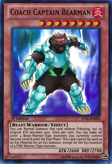 Coach Captain Bearman [JOTL-EN092] Ultra Rare - Doe's Cards