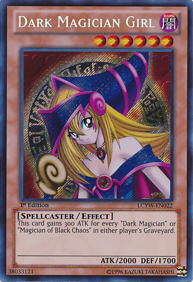 Dark Magician Girl [LCYW-EN022] Secret Rare - Doe's Cards