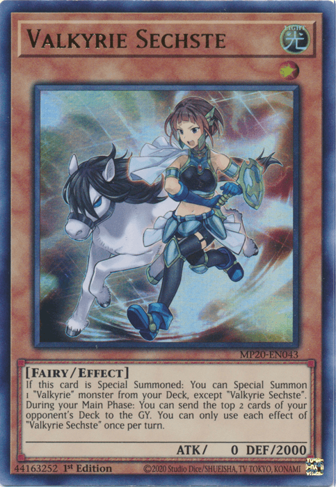 Valkyrie Sechste [MP20-EN043] Ultra Rare - Doe's Cards