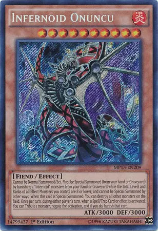Infernoid Onuncu [MP15-EN209] Secret Rare - Doe's Cards