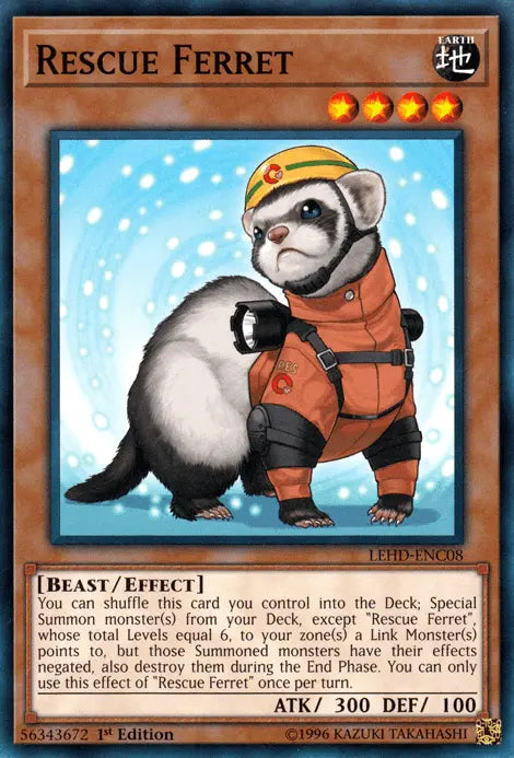 Rescue Ferret [LEHD-ENC08] Common - Doe's Cards