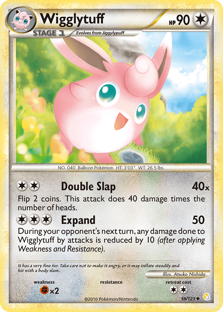 Wigglytuff (56/123) [HeartGold & SoulSilver: Base Set] - Doe's Cards