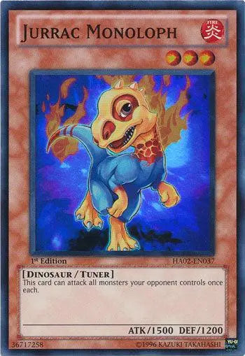 Jurrac Monoloph [HA02-EN037] Super Rare - Doe's Cards