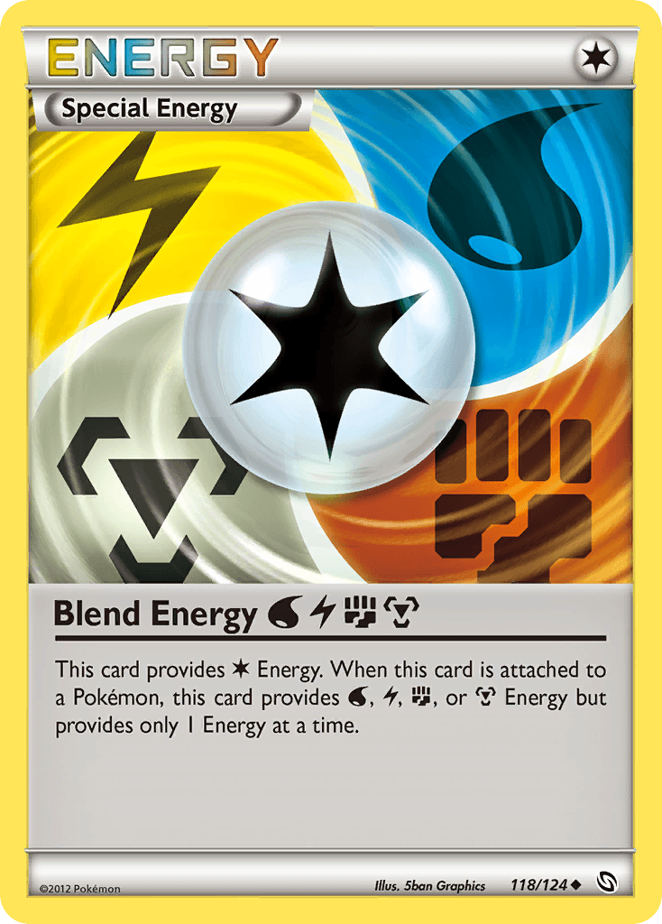 Blend Energy WaterLightningFightingMetal (118/124) [Black & White: Dragons Exalted] - Doe's Cards