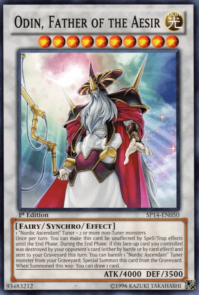 Odin, Father of the Aesir [SP14-EN050] Common - Doe's Cards
