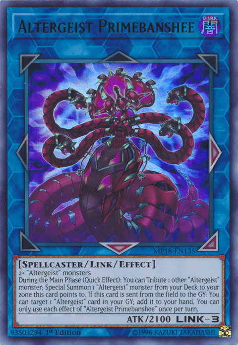 Altergeist Primebanshee [MP18-EN135] Ultra Rare - Doe's Cards