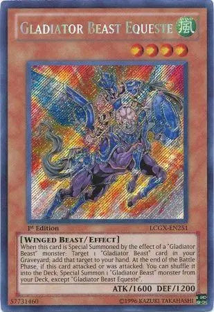 Gladiator Beast Equeste [LCGX-EN251] Secret Rare - Doe's Cards