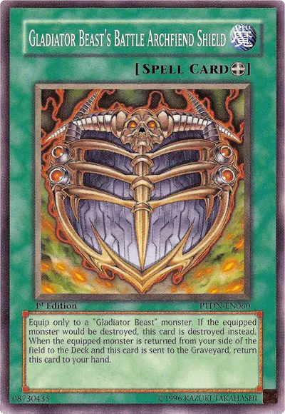 Gladiator Beast's Battle Archfiend Shield [PTDN-EN060] Common - Doe's Cards