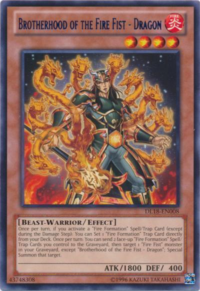 Brotherhood of the Fire Fist - Dragon (Purple) [DL18-EN008] Rare - Doe's Cards